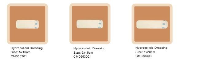 Hydrocolloid post op wound dressing