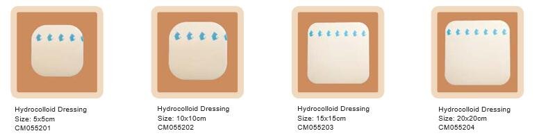 hydrocolloid Thin wound dressing